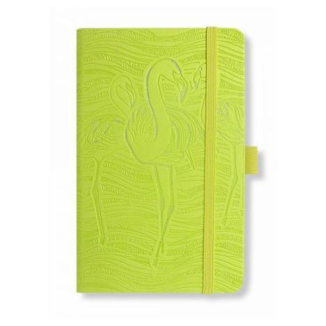 Notatnik Lediberg A6/96/80g linia Ivory Flaming Seledynowy